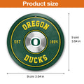 Oregon Ducks Fitness Circle Aluminium Ornament 2 Side Trending New Arrivals H52883 ETUG311023