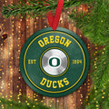 Oregon Ducks Fitness Circle Aluminium Ornament 2 Side Trending New Arrivals H52883 ETUG311023
