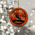 Oregon State Beavers Circle Aluminium Custom Ornament 2 Side Trending New Arrivals H52912 ETUG311023
