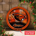 Oregon State Beavers Circle Aluminium Custom Ornament 2 Side Trending New Arrivals H52912 ETUG311023