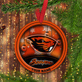 Oregon State Beavers Circle Aluminium Custom Ornament 2 Side Trending New Arrivals H52912 ETUG311023