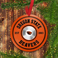 Oregon State Beavers Fitness Circle Aluminium Ornament 2 Side Trending New Arrivals H52883 ETUG311023