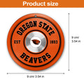 Oregon State Beavers Fitness Circle Aluminium Ornament 2 Side Trending New Arrivals H52883 ETUG311023