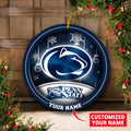 Penn State Nittany Lions Circle Aluminium Custom Ornament 2 Side Trending New Arrivals H52912 ETUG311023