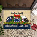 Penn State Nittany Lions Doormat Personalized Your Name, Sport Team Doormat, Christmas Gifts For Football Fan, Home Decor ETHY-52726