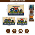 Penn State Nittany Lions Doormat Personalized Your Name, Sport Team Doormat, Christmas Gifts For Football Fan, Home Decor ETHY-52726