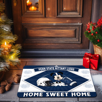 Penn State Nittany Lions Doormat, Sport Team And MK Doormat, FootBall Fan Gifts