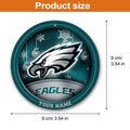 Philadelphia Eagles Circle Aluminium Custom Ornament 2 Side Trending New Arrivals H52912 ETUG311023