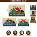 Philadelphia Eagles Doormat Personalized Your Name, Sport Team Doormat, Christmas Gifts For Football Fan, Home Decor ETHY-52726