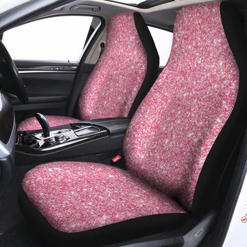 Pink Glitter Texture Print Universal Fit Car Seat Covers