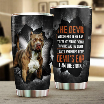 Pitbull Tumbler, Gift for Pitbull Lovers - TB318PA - BMGifts (formerly Best Memorial Gifts)