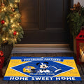 Pittsburgh Panthers Doormat Custom Your Family Name, Sport Team And MK Doormat, FootBall Fan Gifts EHIVM-52722