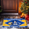 Pittsburgh Panthers Doormat Custom Your Family Name, Sport Team And MK Doormat, FootBall Fan Gifts EHIVM-52722