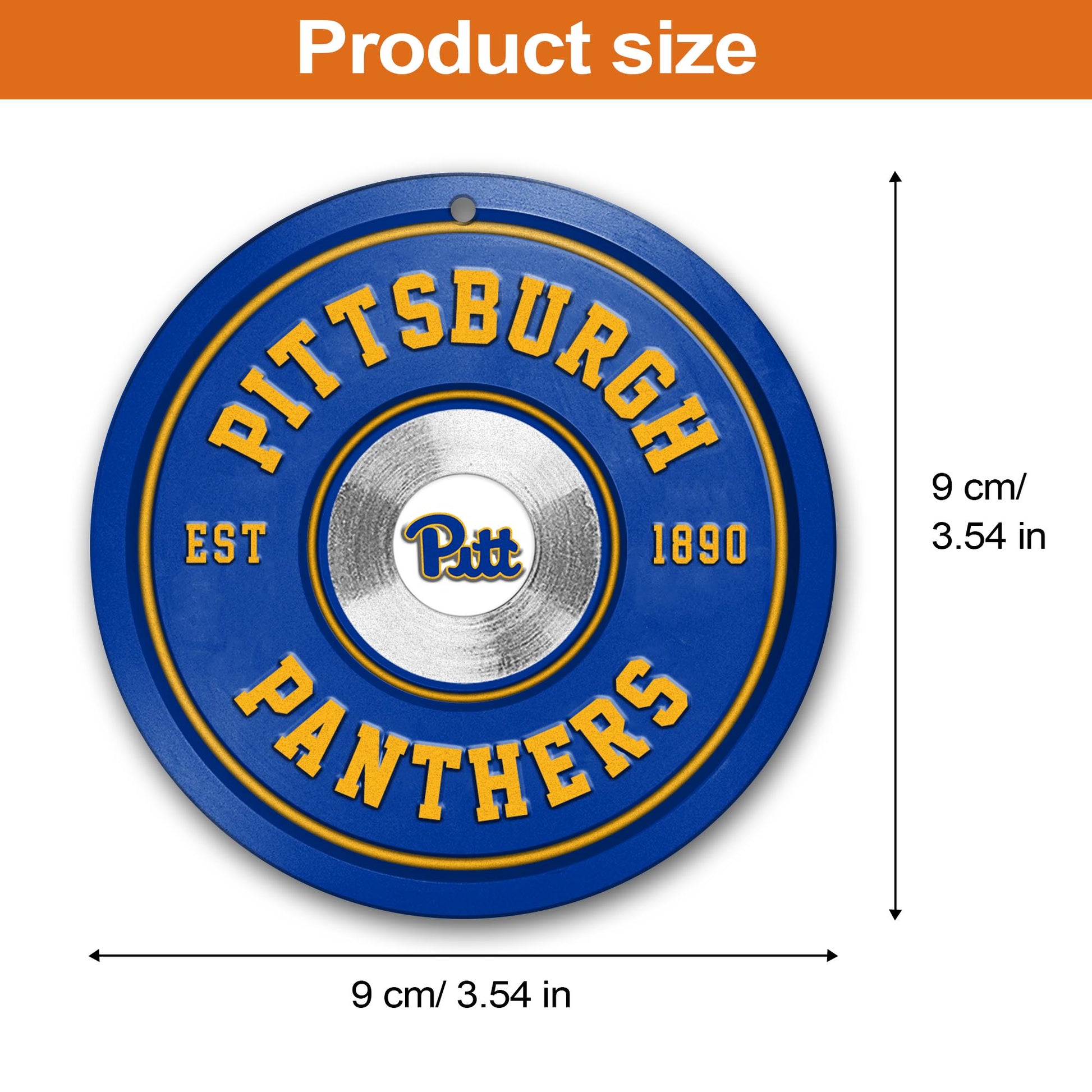 Pittsburgh Panthers Fitness Circle Aluminium Ornament 2 Side Trending New Arrivals H52883 ETUG311023