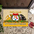 Pittsburgh Steelers Doormat Personalized Your Name, Sport Team Doormat, Christmas Gifts For Football Fan, Home Decor ETHY-52726