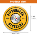 Pittsburgh Steelers Fitness Circle Aluminium Ornament 2 Side Trending New Arrivals H52883 ETUG311023