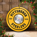 Pittsburgh Steelers Fitness Circle Aluminium Ornament 2 Side Trending New Arrivals H52883 ETUG311023