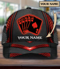 Personalized Poker Classic Cap, Personalized Gift for Poker Lovers, Poker Players - CP1738PS - BMGifts