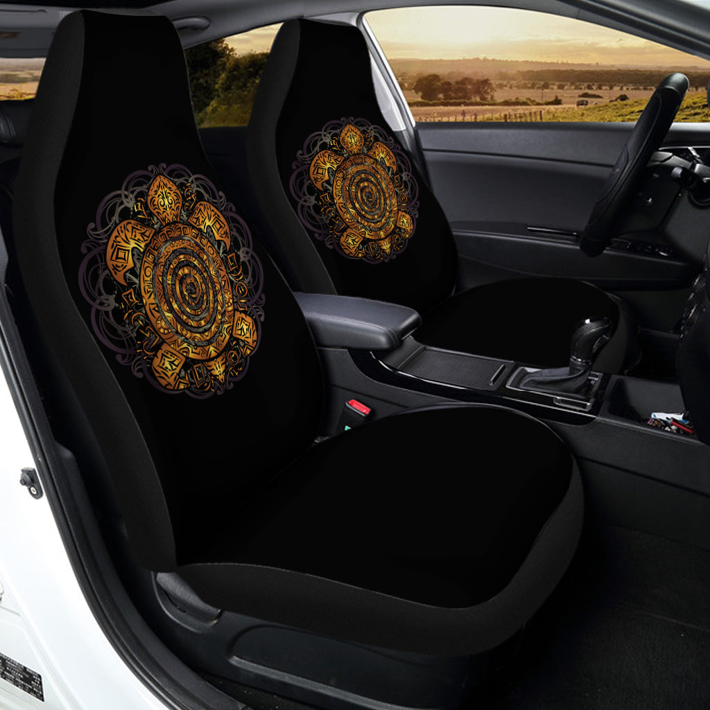 Polynesian Sea Turtle Print Universal Fit Car Seat Covers