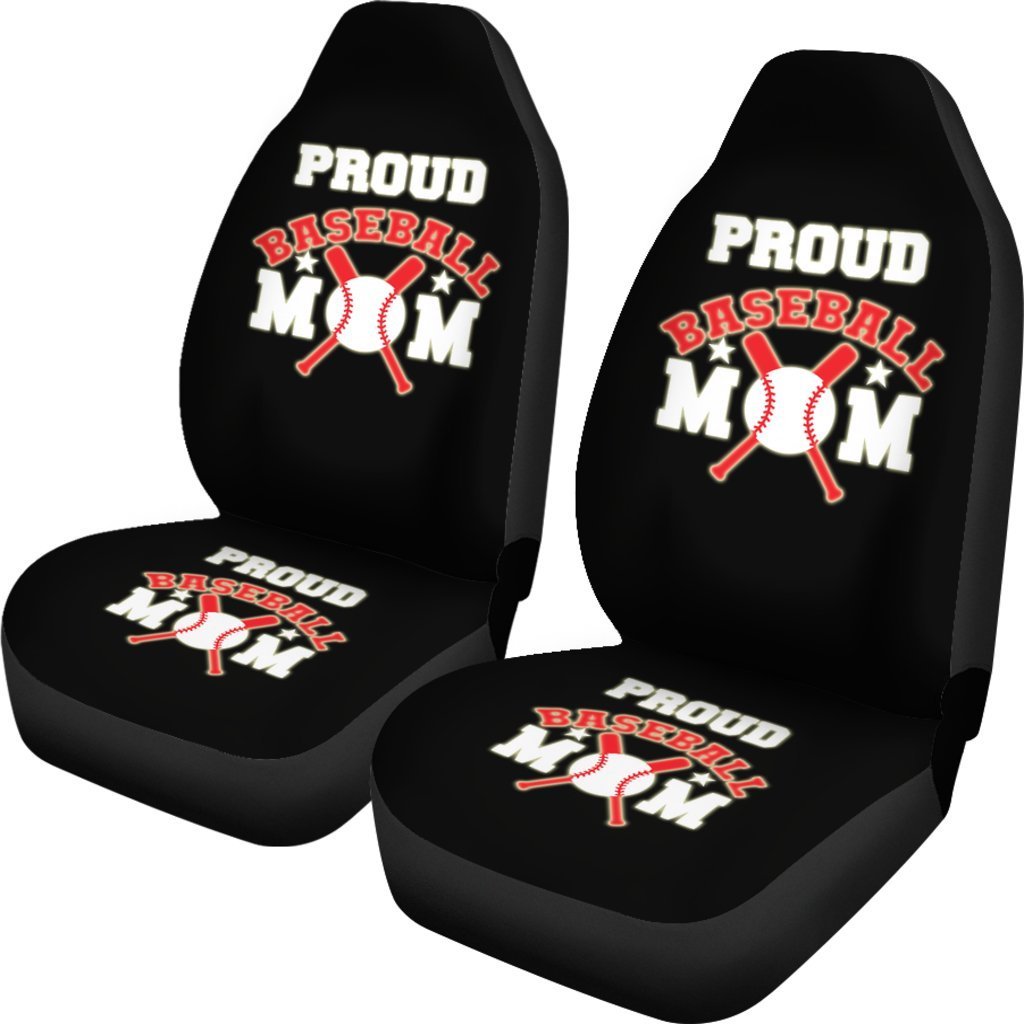 Proud Baseball Mom Car Seat Covers Car Seat Set Of Two Universal Car Seat Cover