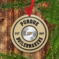 Purdue Boilermakers Fitness Circle Aluminium Ornament 2 Side Trending New Arrivals H52883 ETUG311023