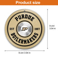 Purdue Boilermakers Fitness Circle Aluminium Ornament 2 Side Trending New Arrivals H52883 ETUG311023