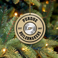Purdue Boilermakers Fitness Circle Aluminium Ornament 2 Side Trending New Arrivals H52883 ETUG311023