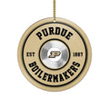 Purdue Boilermakers Fitness Circle Aluminium Ornament 2 Side Trending New Arrivals H52883 ETUG311023