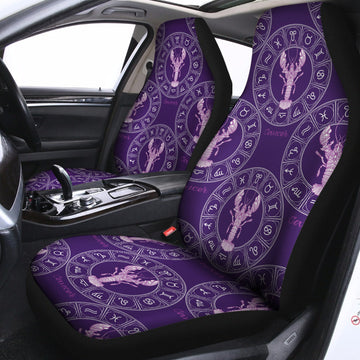 Zodiac Pattern Print Universal Fit Car Seat Covers