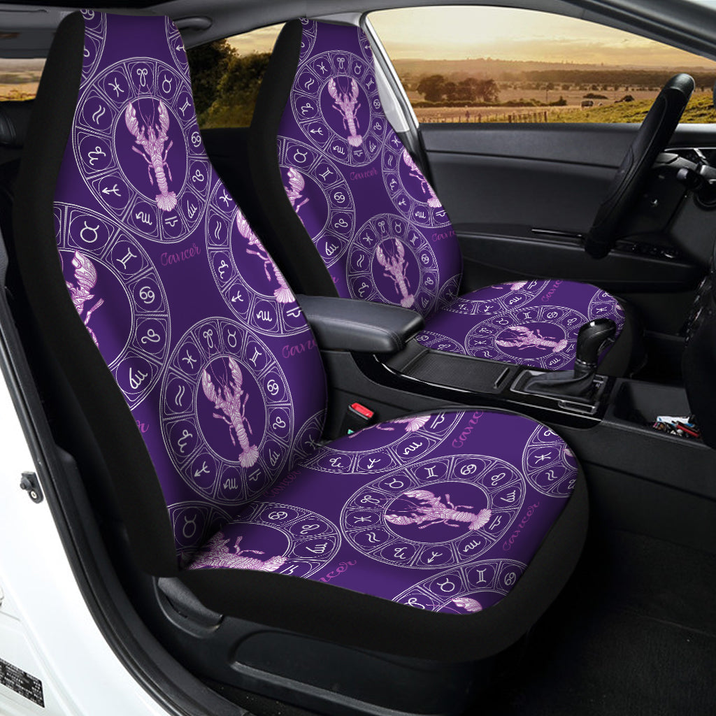 Zodiac Pattern Print Universal Fit Car Seat Covers