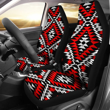 Red Taos Native American Universal Fit Car Seat Covers