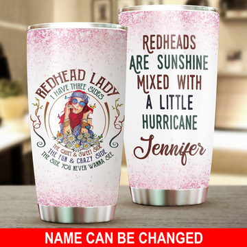 Personalized Redhead Tumbler