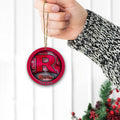 Rutgers Scarlet Knights Circle Aluminium Custom Ornament 2 Side Trending New Arrivals H52912 ETUG311023