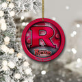 Rutgers Scarlet Knights Circle Aluminium Custom Ornament 2 Side Trending New Arrivals H52912 ETUG311023