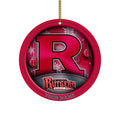 Rutgers Scarlet Knights Circle Aluminium Custom Ornament 2 Side Trending New Arrivals H52912 ETUG311023