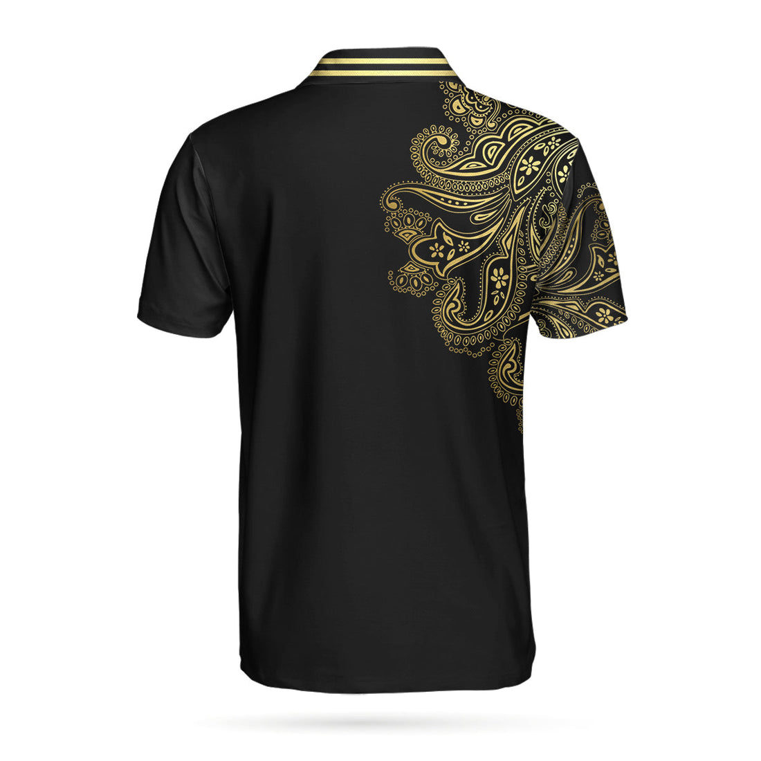 Personalized Golden Your Hole Is My Goal Custom Polo Shirt Luxury Black And Gold Golf Shirt For Men - 1