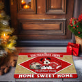 San Francisco 49ers Doormat Custom Your Family Name, Sport Team And MK Doormat, FootBall Fan Gifts EHIVM-52721
