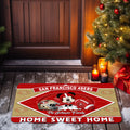 San Francisco 49ers Doormat Custom Your Family Name, Sport Team And MK Doormat, FootBall Fan Gifts EHIVM-52721