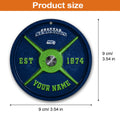Seattle Seahawks Fitness Circle Aluminium Custom Ornament 2 Side Trending New Arrivals H52884 ETUG311023