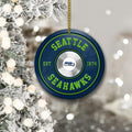 Seattle Seahawks Fitness Circle Aluminium Ornament 2 Side Trending New Arrivals H52883 ETUG311023