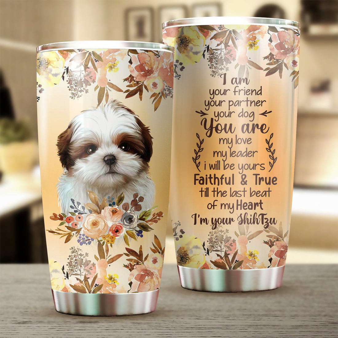 Shih Tzu Tumbler, Gift for Shihtzu Lovers - TB016PA - BMGifts (formerly Best Memorial Gifts)