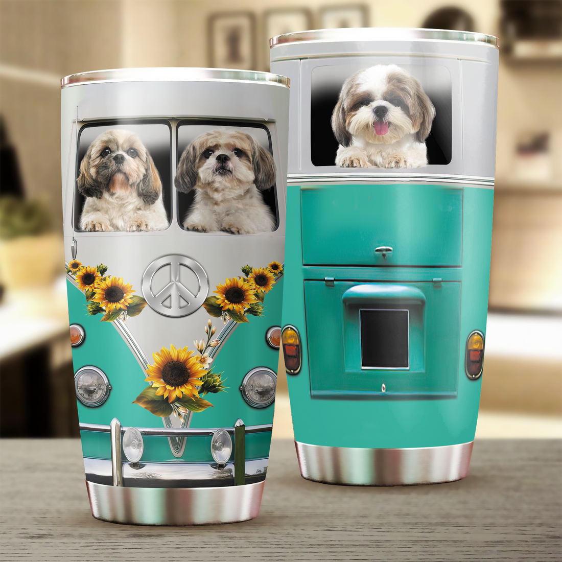 Shih Tzu Tumbler, Gift for Shihtzu Lovers - 20 OZ Car Mug