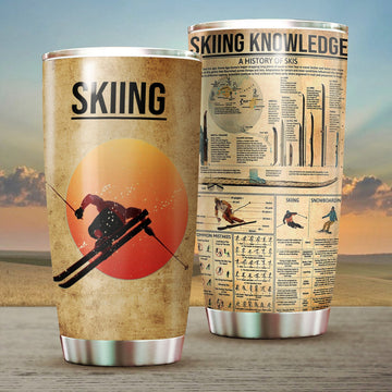 Skiing Tumbler - TB384PA - BMGifts (formerly Best Memorial Gifts)