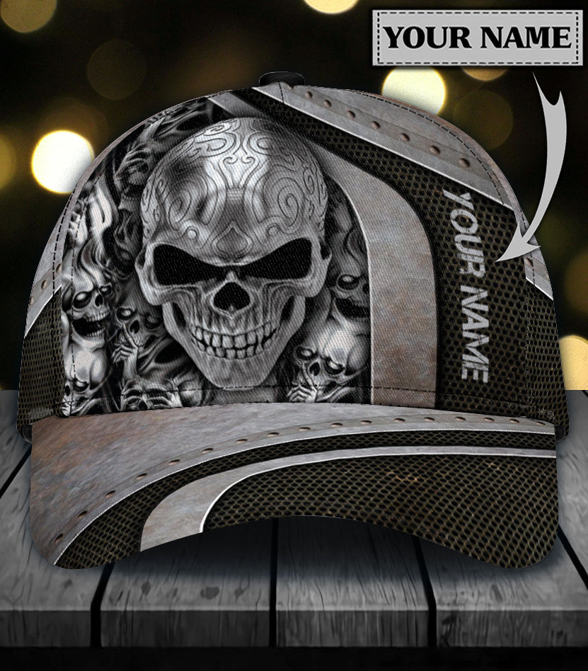 Personalized Skull Classic Cap, Personalized Gift for Skull Lovers - CP081PS06 - BMGifts