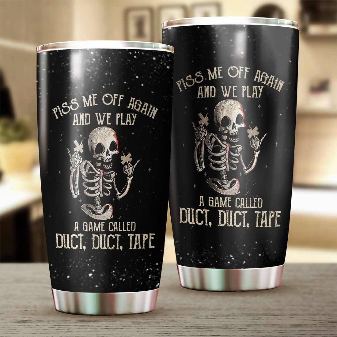 Skull Tumbler, Gift for Skull Lovers - TB201PA - BMGifts (formerly Best Memorial Gifts)