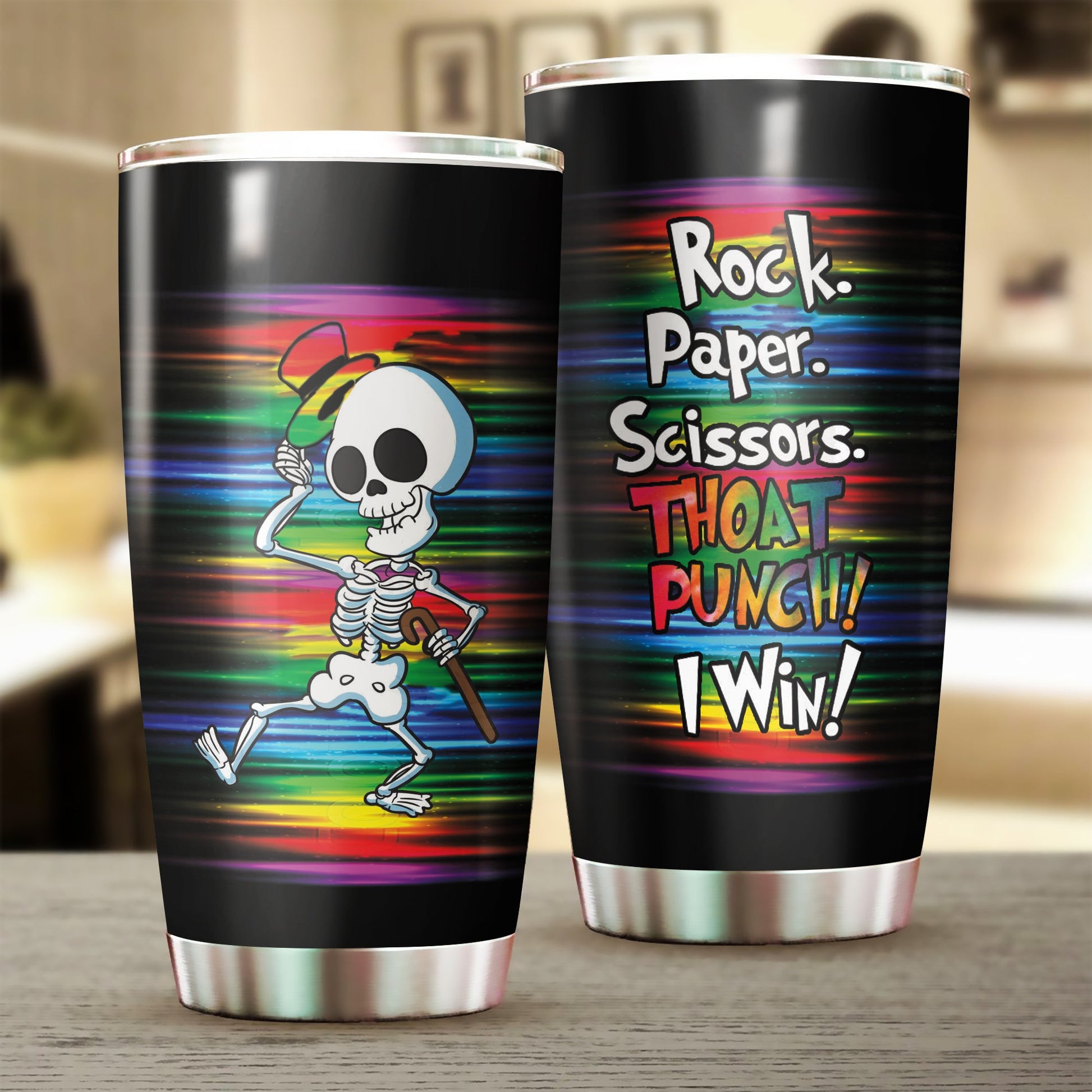 Skull Tumbler, Gift for Skull Lovers - TB203PA - BMGifts (formerly Best Memorial Gifts)