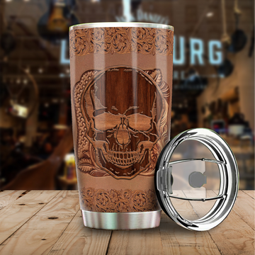 Skull Tumbler, Gift for Skull Lovers - TB258PA - BMGifts (formerly Best Memorial Gifts)