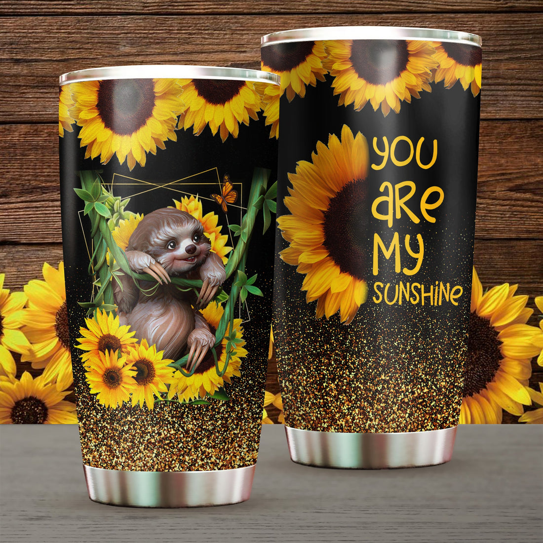 Sloth Tumbler, Gift for Sloth Lovers - TB009PA - BMGifts (formerly Best Memorial Gifts)