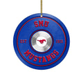 SMU Mustangs Fitness Circle Aluminium Ornament 2 Side Trending New Arrivals H52883 ETUG311023