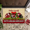 South Carolina Gamecocks Doormat Personalized Your Name, Sport Team Doormat, Christmas Gifts For Football Fan, Home Decor ETHY-52726